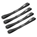 4 Piece Soft Loop Tie-Down Straps Black - 800 Lb.