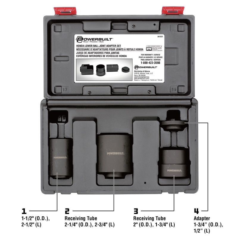 Honda Lower Ball Joint Tool Adapter Kit