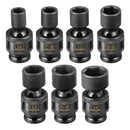 3/8 in. Dr. Universal Joint Impact Sockets - SAE