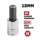 3/8 in. Dr. Hex Bit Sockets - Metric