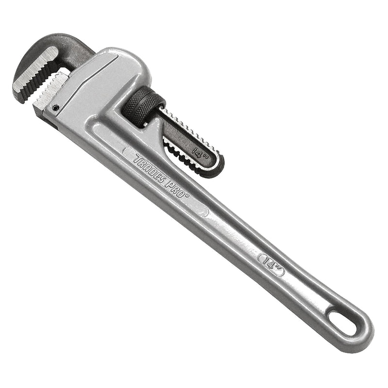 Tradespro 14 Inch Aluminum Pipe Wrench - 836159