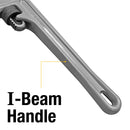 Tradespro 14 Inch Aluminum Pipe Wrench - 836159