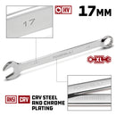 Powerbuilt 17 MM Fully Polished Long Pattern Metric Combination Wrench - 640452