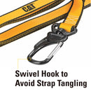 2 Pc. 8 Ft. 500 lb Cam Buckle Tie-Down Straps w/ 2 Pc. Soft Loops