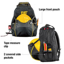 17 inch Tech Tool Backpack 31 Pockets Heavy Duty 1200D Polyester