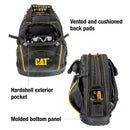 18 in. Pro Tool Backpack 31 Pockets Laptop Sleeve 1680D Polyester