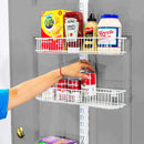 5 Shelf Over The Door Pantry Organizer Rack