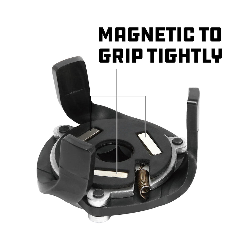 3 Jaw Auto-Adjusting Magnetic Oil Filter Wrench