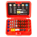 Powerbuilt 36Pc Colored Bit Set with Storage Case - 240378