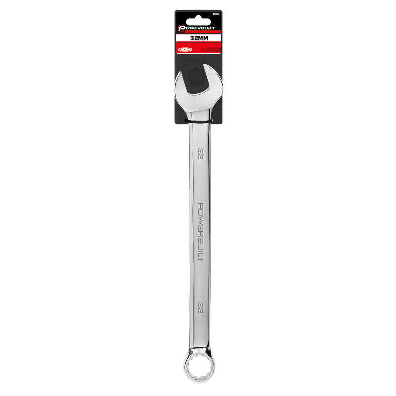 Powerbuilt 32 MM Fully Polished Long Pattern SAE Combination Wrench - 641688