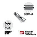 Powerbuilt 3/8 Inch Drive 3 Inch Wobble Extension - 641744