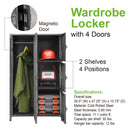 Allspace Wardrobe Locker with 4 Doors - 240038T