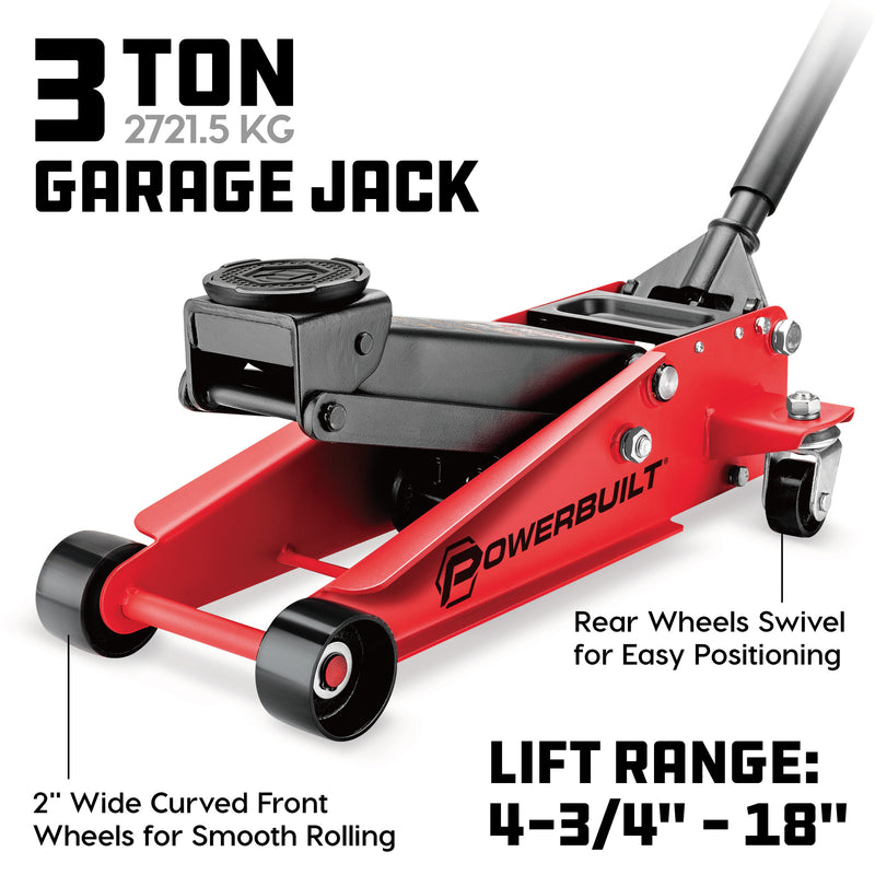 3 Ton Powerbuilt Garage Jack