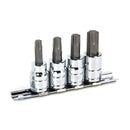 4 Piece 3/8 in. Dr. Torx Bit Socket Set