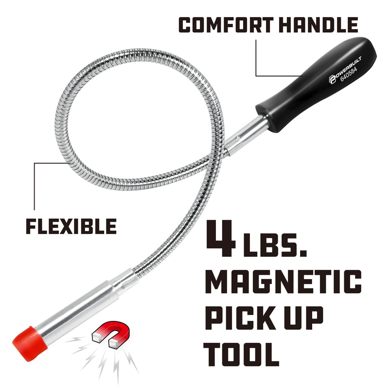 24 in. Flexible Magnetic Pick Up Tool