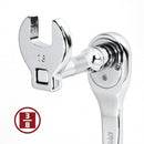 10 Piece 3/8 in. Dr. SAE & Metric Crowfoot Wrench Set