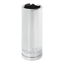 Powerbuilt 1/2 Inch Drive x 22 MM 6 Point Deep Socket - 640837