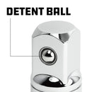 Powerbuilt 3/8 in. Drive (F) X 1/2 in. Drive (M) Socket Adapter - 641500