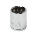 3/8 in. Dr. Sockets - Metric Shallow - 12 Pt.