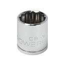 3/8 in. Dr. Sockets - Metric Shallow - 12 Pt.