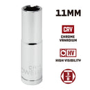 3/8 in. Dr. Sockets - Metric Deep -  6 Pt.