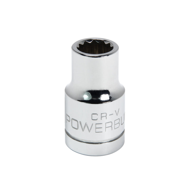 Powerbuilt 1/2 Inch Drive x 11 MM 12 Point Shallow Socket - 642030