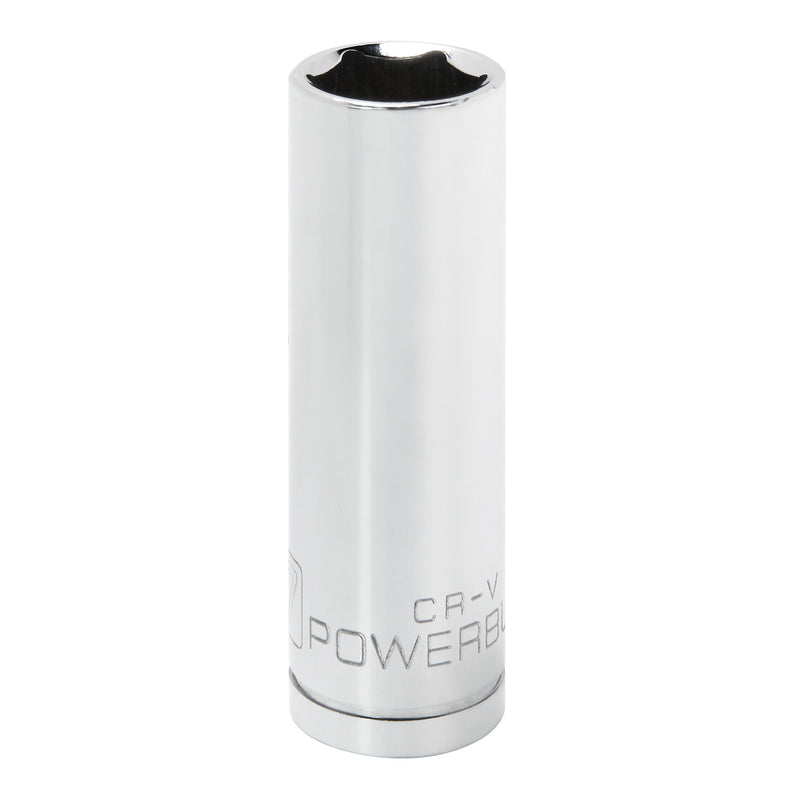 Powerbuilt 1/2 Inch Drive x 17 MM 6 Point Deep Socket - 642211