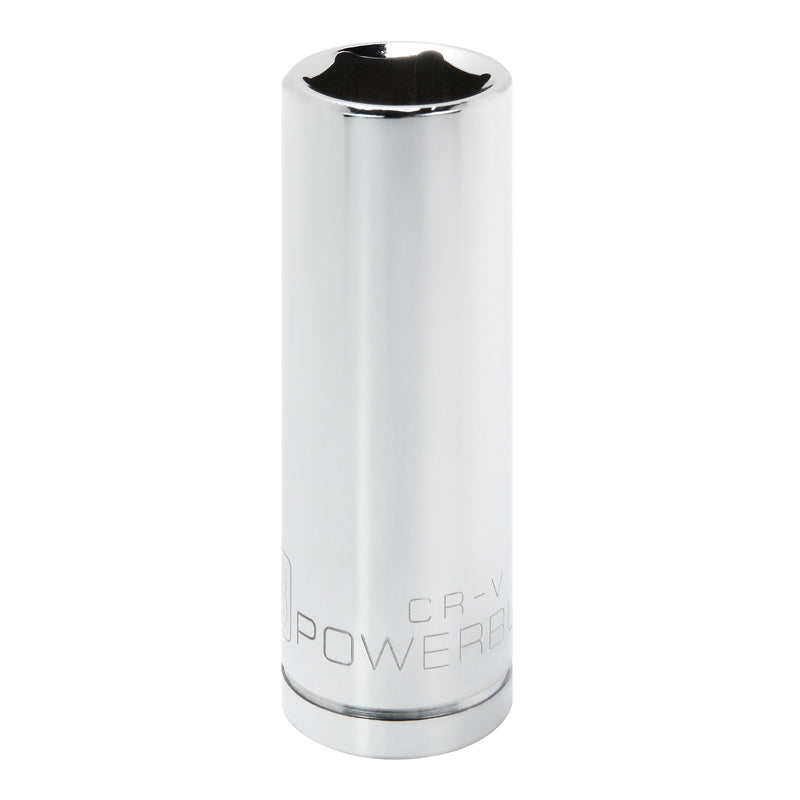 Powerbuilt 1/2 Inch Drive x 18 MM 6 Point Deep Socket - 642212