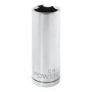 Powerbuilt 1/2 Inch Drive x 20 MM 6 Point Deep Socket - 642214