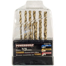Powerbuilt 13 Piece Titanium Drill Bit Set - 642271M