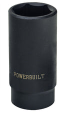 Powerbuilt 1/2" Drive 6 Pt. Metric Deep Impact Socket 15mm - 642314