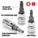 4 Piece Tamper Proof Star Plus Set