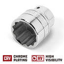 Powerbuilt 3/4 Inch Drive x 1-3/4 Inch 12 Point Shallow Socket - 643214