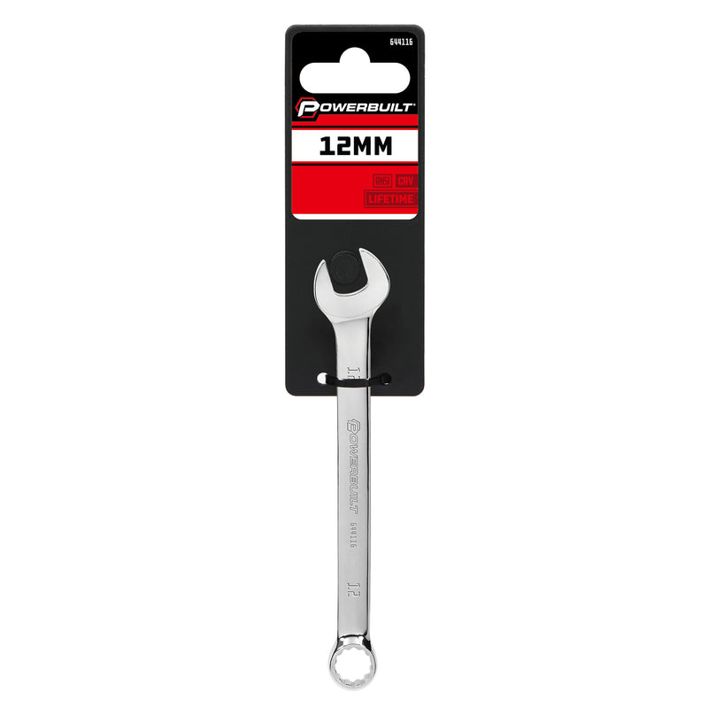 Powerbuilt 12 MM Fully Polished Metric Combination Wrench - 644116