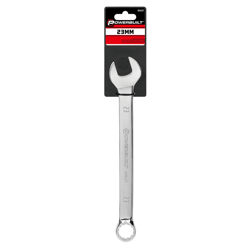 Powerbuilt 23 MM Fully Polished Metric Combination Wrench - 644127