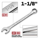 Powerbuilt 1-1/8 Inch Fully Polished SAE Combination Wrench - 644154