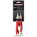 Powerbuilt 5 Inch Curved Jaw Locking Pliers W/ Inj Hndl - 645014