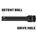 Powerbuilt 1/2 Inch Drive 5 Inch Impact Extension - 647098