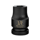 Powerbuilt 1/2 Inch Drive x 1/2 Inch 6 Point Impact Socket - 647151