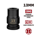 1/2 in. Dr. Sockets - Metric Impact Shallow