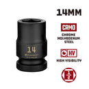 1/2 in. Dr. Sockets - Metric Impact Shallow