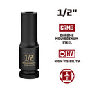 1/2 in. Dr. Sockets - SAE Impact Deep