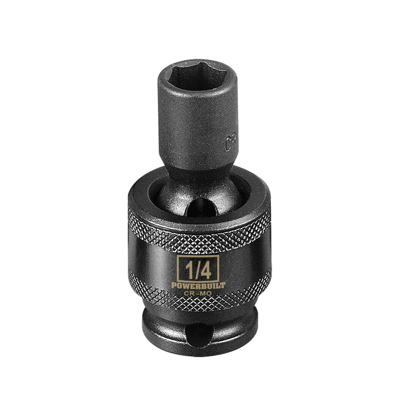 1/4 in. Dr. Universal Joint Impact Sockets - SAE