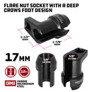 Powerbuilt 2 Piece Ford Power Stroke 6.7L Diesel Injection 17 MM Socket Set - 647764