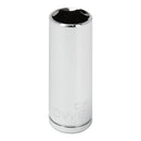 Powerbuilt 1/4 Inch Drive x 1/2 Inch 6 Point Deep Socket - 648297
