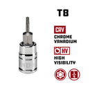 1/4 in. Dr. Tamper Proof Torx Bit Sockets