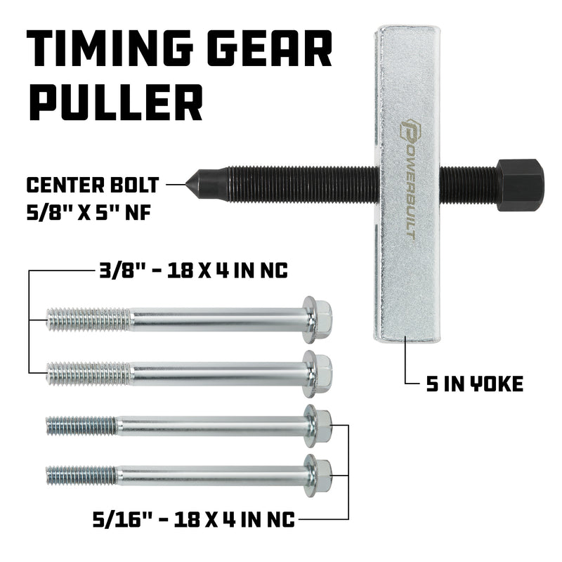 Powerbuilt Timing Gear Puller - 648454
