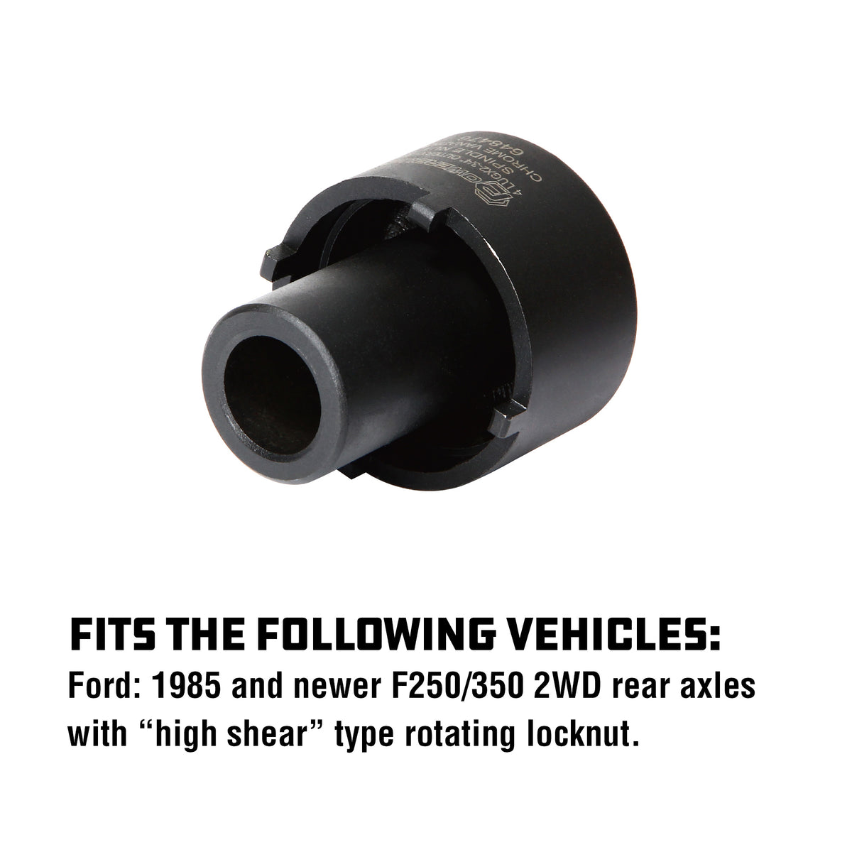 4 Lug 2-3/8 in. OD Spindle Nut Socket for GM, Dodge and Ford