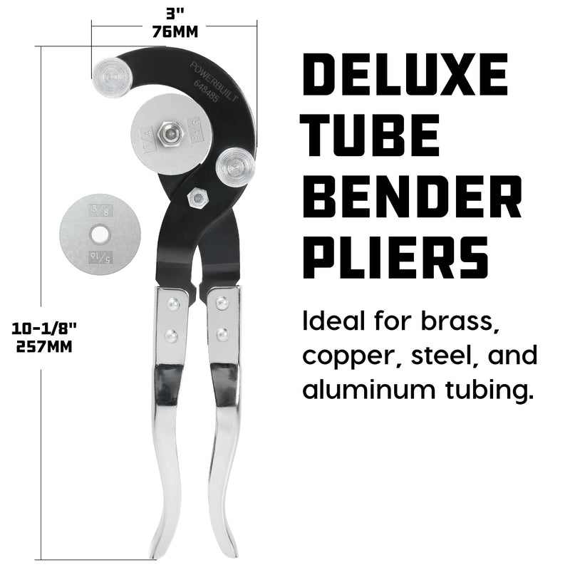 Powerbuilt Heavy Duty Tube Bending Pliers - 648485