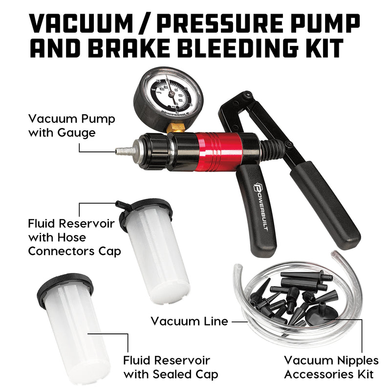 Automotive Vacuum & Pressure Testing and Bleed Kit